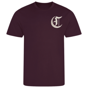 C Battery Burgundy Performance T-Shirt