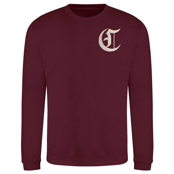 C Battery Burgundy Sweatshirt