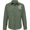 C Battery Dark Cedar Green Outdoor Shirt