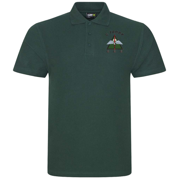 C Troop Bottle Green Polo Shirt