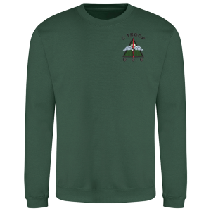C Troop Bottle Green Sweatshirt