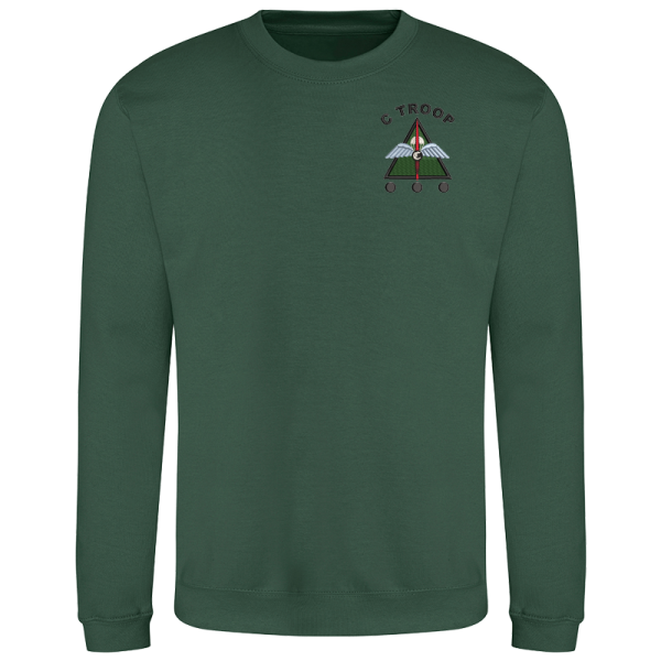 C Troop Bottle Green Sweatshirt