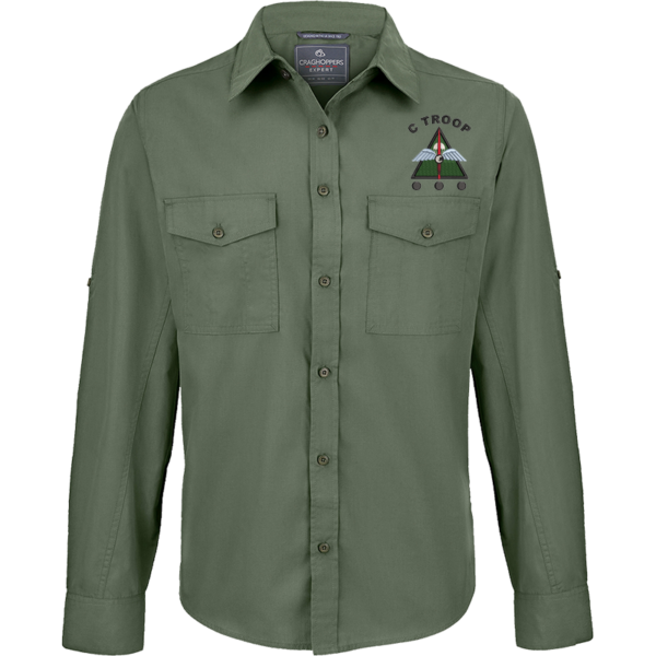 C Troop Dark Cedar Green Outdoor Shirt