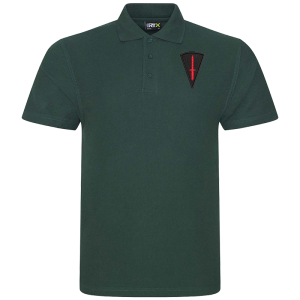 Commando All Arms Bottle Green Polo Shirt