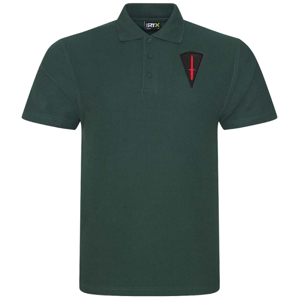 Commando All Arms Bottle Green Polo Shirt