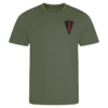 Commando All Arms Earthy Green Performance T-Shirt