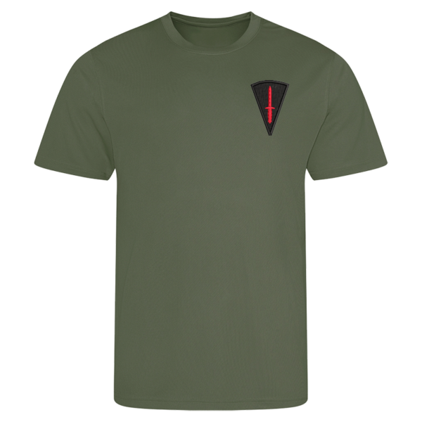 Commando All Arms Earthy Green Performance T-Shirt