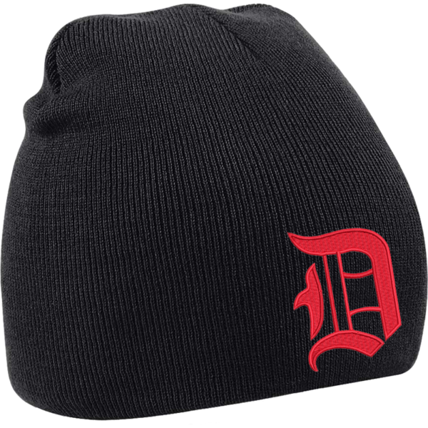 D Battery Black Beanie