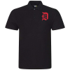 D Battery Black Polo Shirt