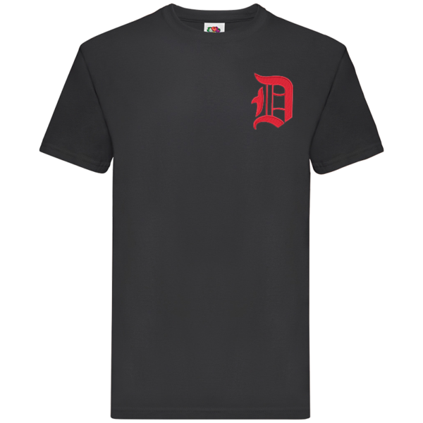 D Battery Black Premium Cotton T-Shirt