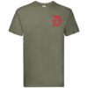 D Battery Classic Olive Premium Cotton T-Shirt