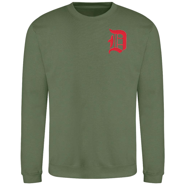 D Battery Earthy Green Sweatshirt