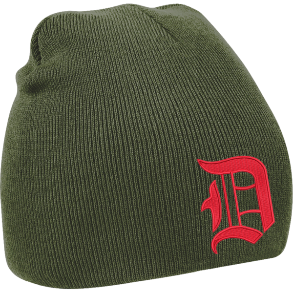 D Battery Olive Green Beanie