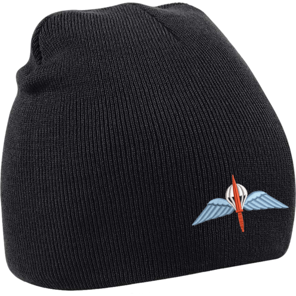 Dagger & Wings Black Beanie
