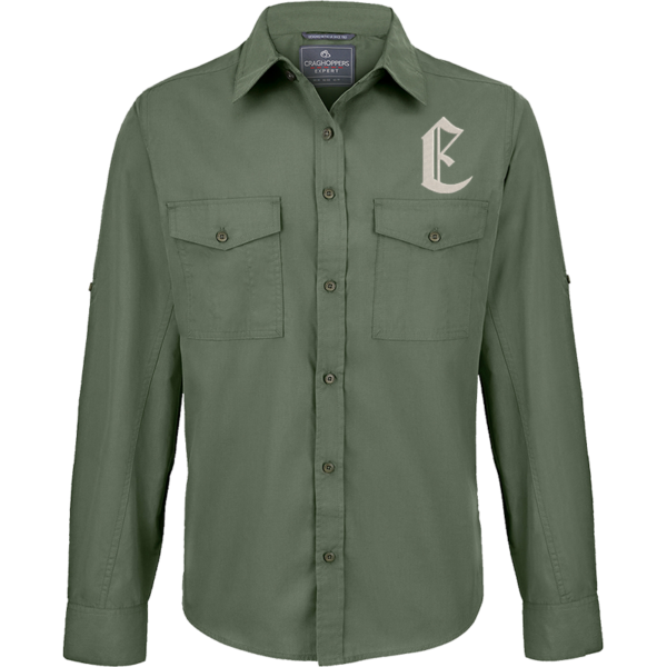 E Battery Dark Cedar Green Outdoor Shirt