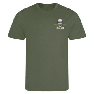 Flash 1 RHA Air cell Earthy Green Performance T-Shirt
