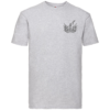 HAC Heather Grey Premium Cotton T-Shirt