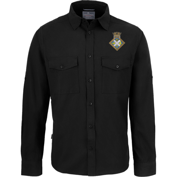 HMS Caledonia Black Outdoor Shirt