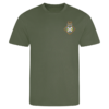HMS Caledonia Earthy Green Performance T-Shirt