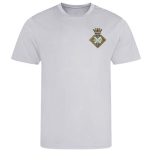 HMS Caledonia Heather Grey Performance T-Shirt