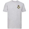 HMS Caledonia Heather Grey Premium Cotton T-Shirt