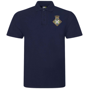 HMS Caledonia Navy Polo Shirt