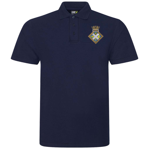 HMS Caledonia Navy Polo Shirt