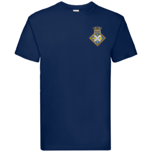 HMS Caledonia Navy Premium Cotton T-Shirt