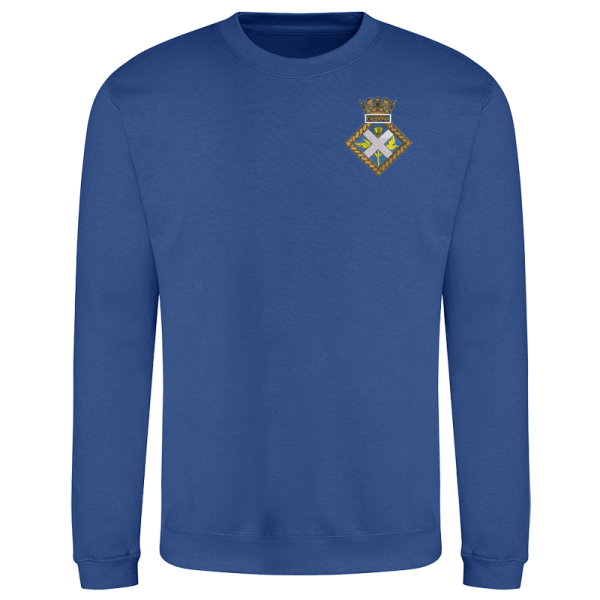 HMS Caledonia Royal Blue Sweatshirt