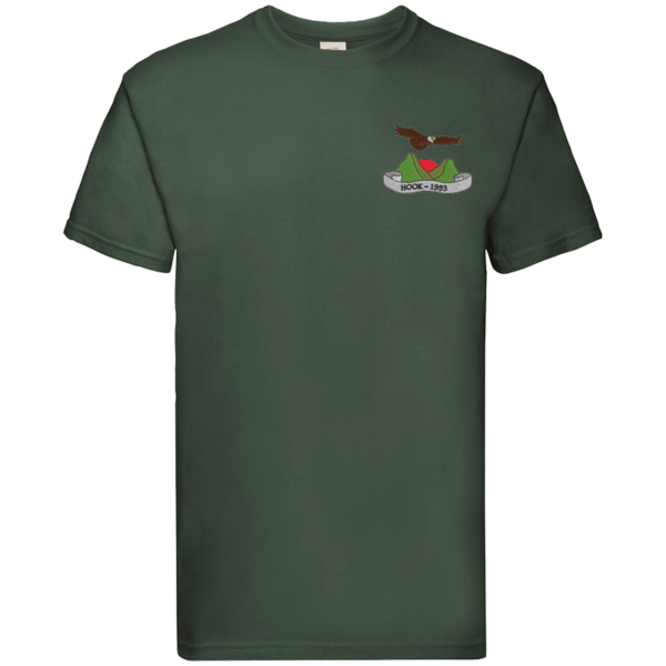 Hook Troop Bottle Green Premium Cotton T-Shirt
