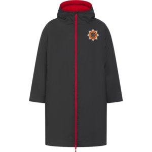 Household Division Black & Red Dry Robe