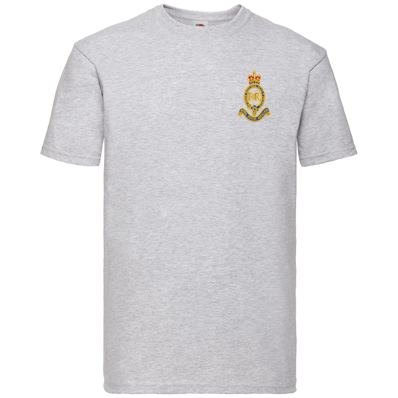 Kings Troop ER Heather Grey Premium Cotton T-Shirt