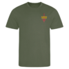 London District Earthy Green Performance T-Shirt