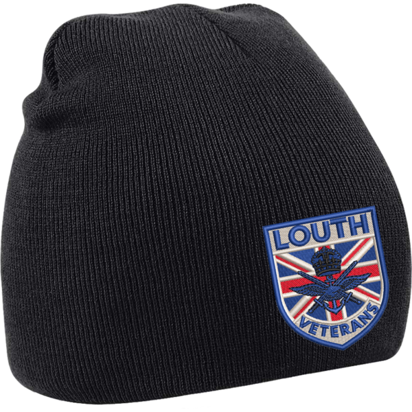 Louth Veterans Black Beanie