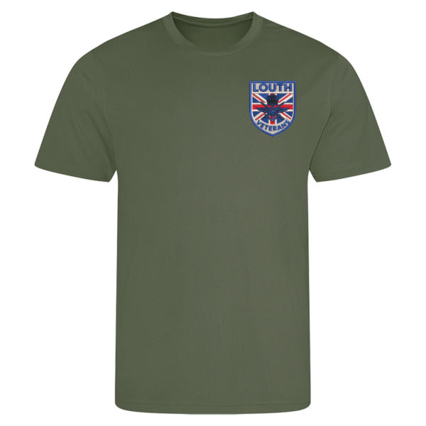 Louth Veterans Earthy Green Performance T-Shirt