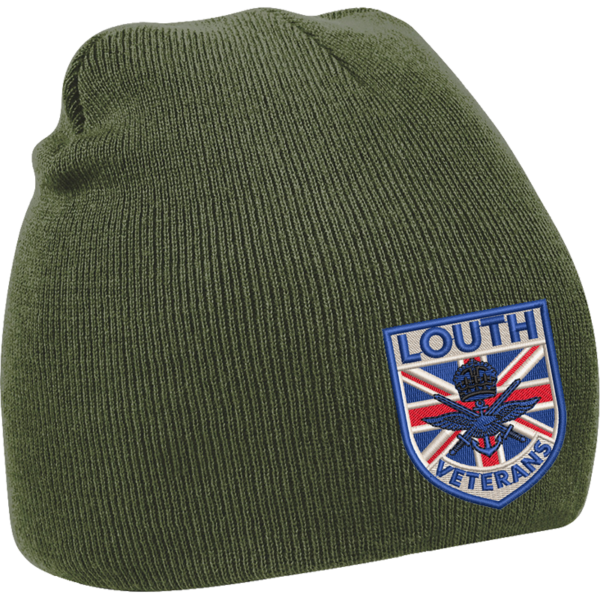 Louth Veterans Olive Green Beanie