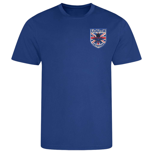 Louth Veterans Royal Blue Performance T-Shirt