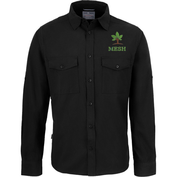 MESH Black Outdoor Shirt