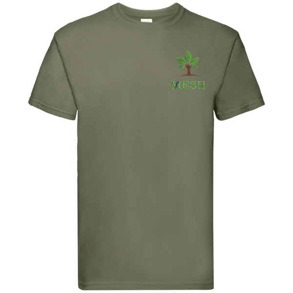 MESH Classic Olive Premium Cotton T-Shirt