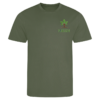 MESH Earthy Green Performance T-Shirt