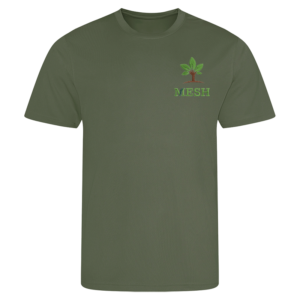 MESH Earthy Green Performance T-Shirt