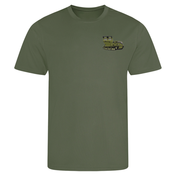 MLRS Earthy Green Performance T-Shirt