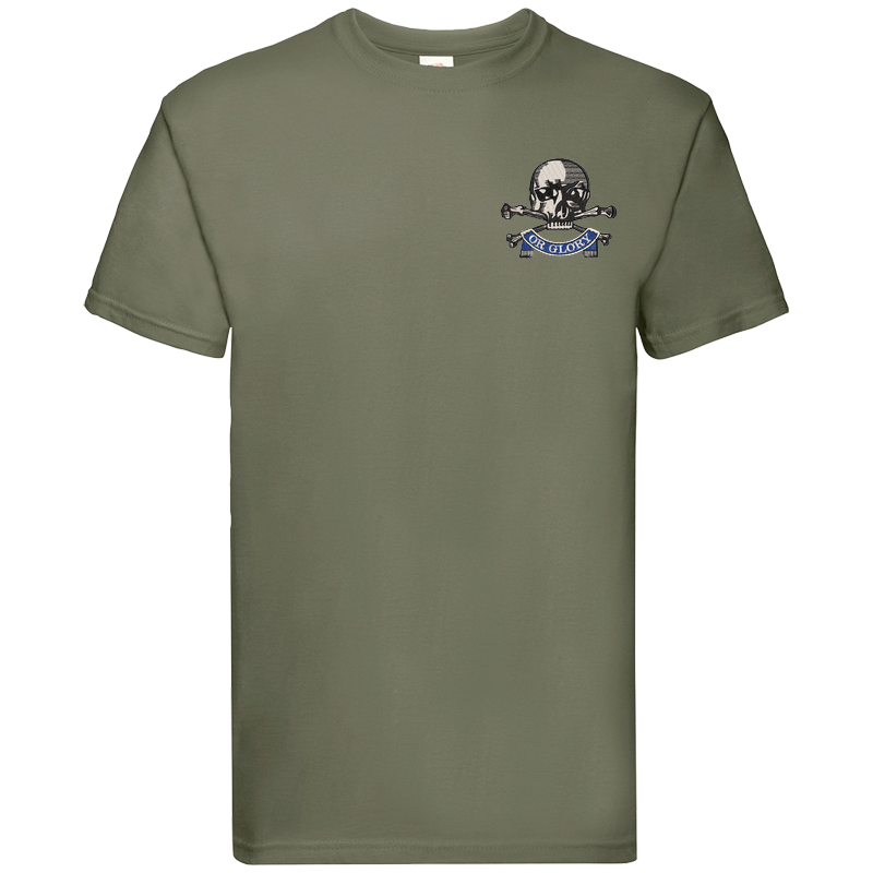 Moto Lancers Classic Olive Premium Cotton T-Shirt