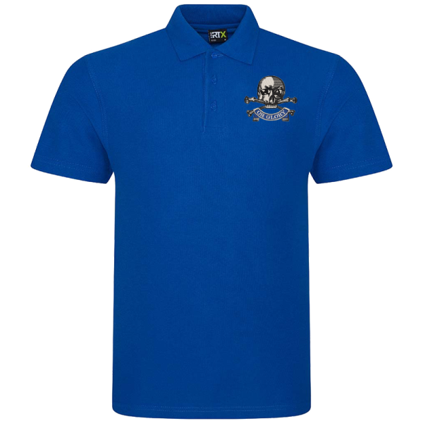 Moto Lancers Royal Blue Polo Shirt