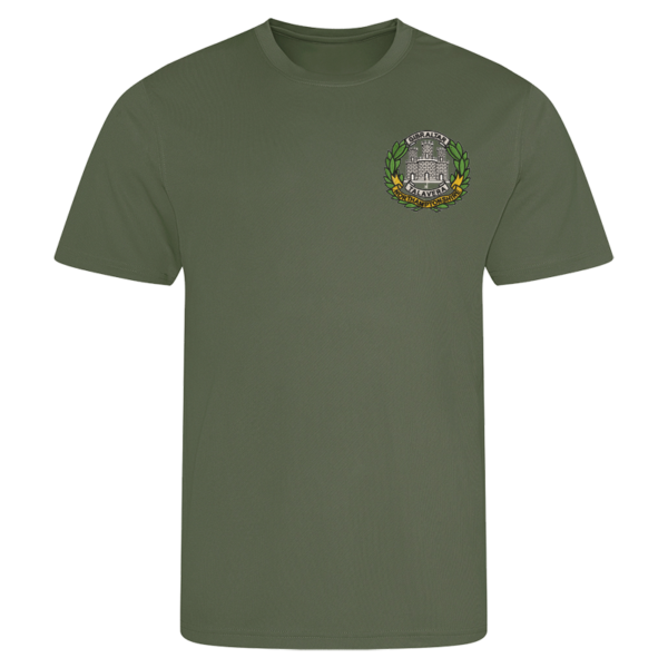 Northamptonshire Regt Earthy Green Performance T-Shirt