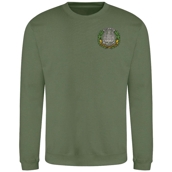 Northamptonshire Regt Earthy Green Sweatshirt