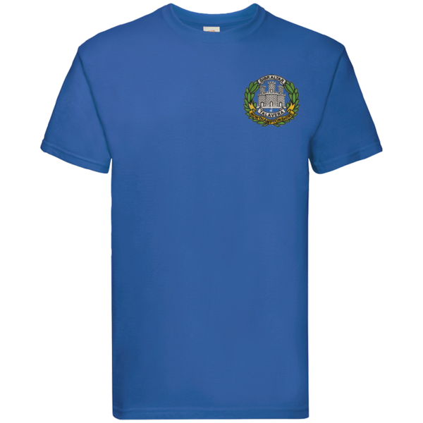 Northamptonshire Regt Royal Blue Premium Cotton T-Shirt