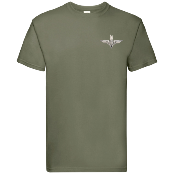 Para Regt CR Classic Olive Premium Cotton T-Shirt
