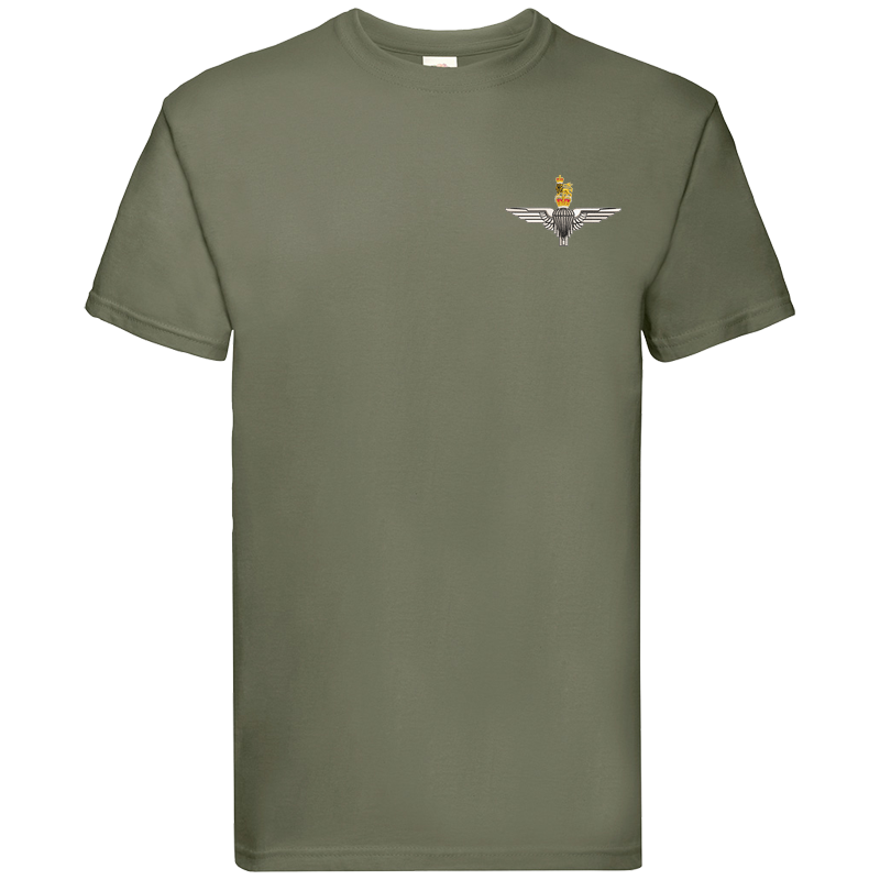 Para Regt ER Classic Olive Premium Cotton T-Shirt