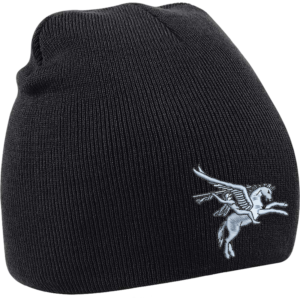 Peggy Black Beanie